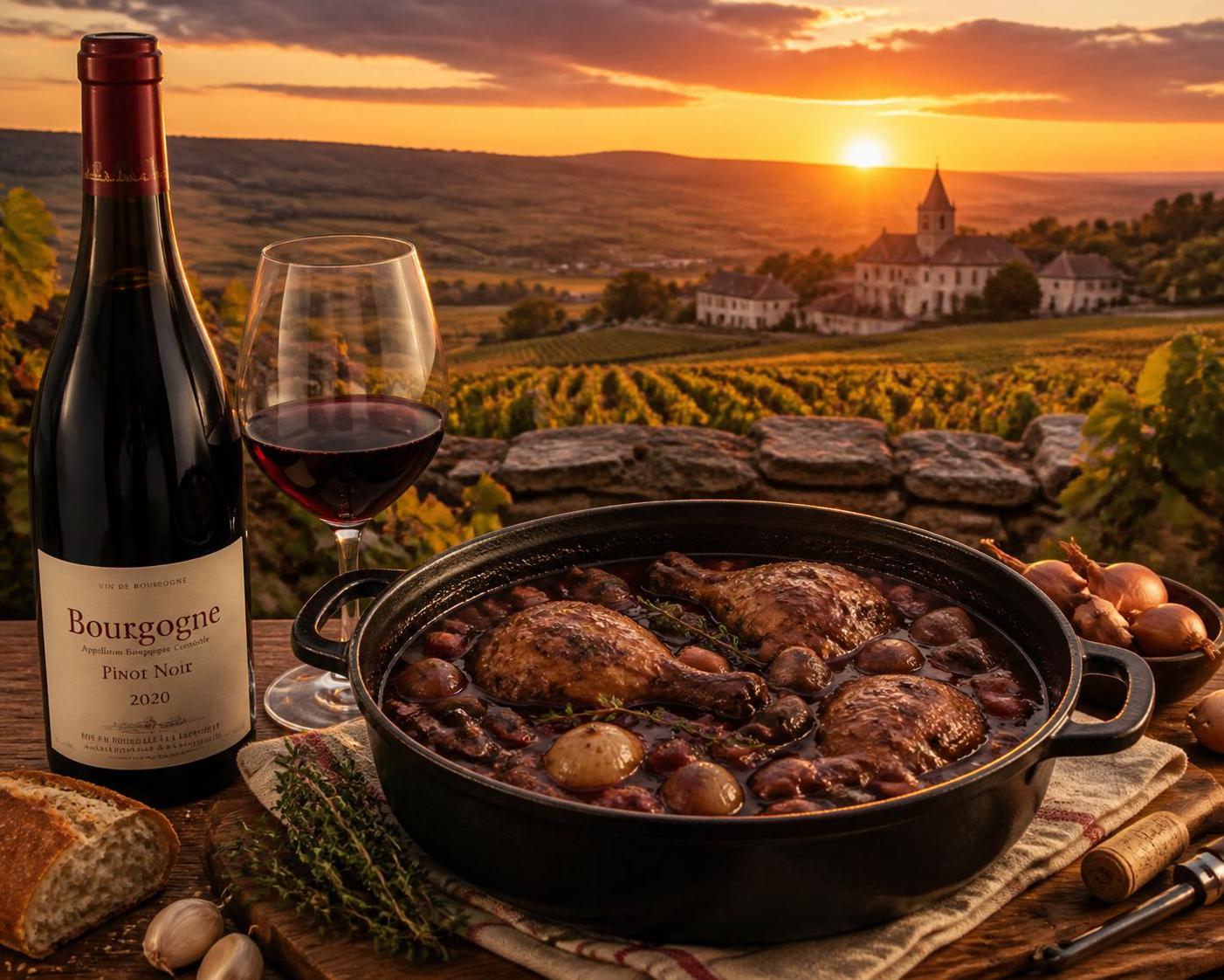 découvrez quel vin choisir pour sublimer parfaitement un coq au vin traditionnel et rehausser les saveurs de ce plat emblématique de la cuisine française.