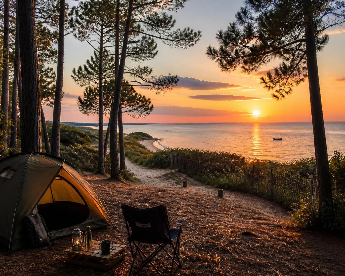 découvrez le camping les viviers au cap ferret, un havre de paix idéal entre l'océan atlantique et la pinède, parfait pour des vacances nature, détente et confort en famille ou entre amis.