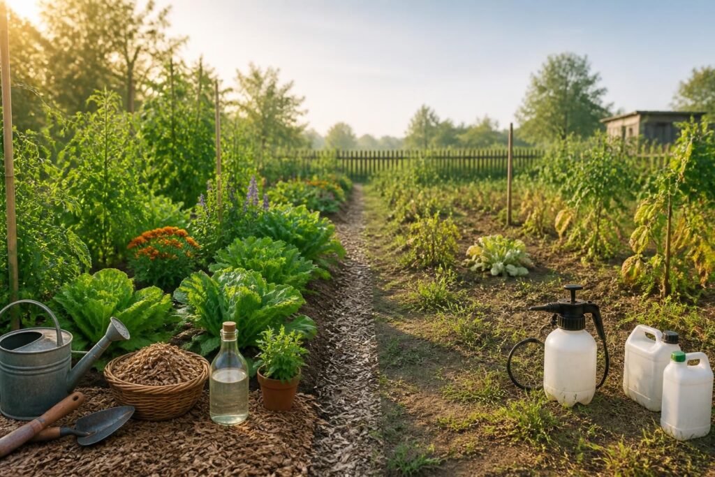 découvrez les avantages et inconvénients des désherbants naturels et chimiques pour choisir la meilleure solution et préserver un jardin sain et durable.