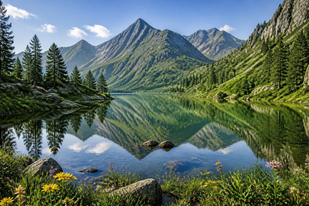 découvrez le lac du marandan, un havre de paix niché entre montagnes majestueuses. parfait pour une escapade nature alliant sérénité et paysages époustouflants.