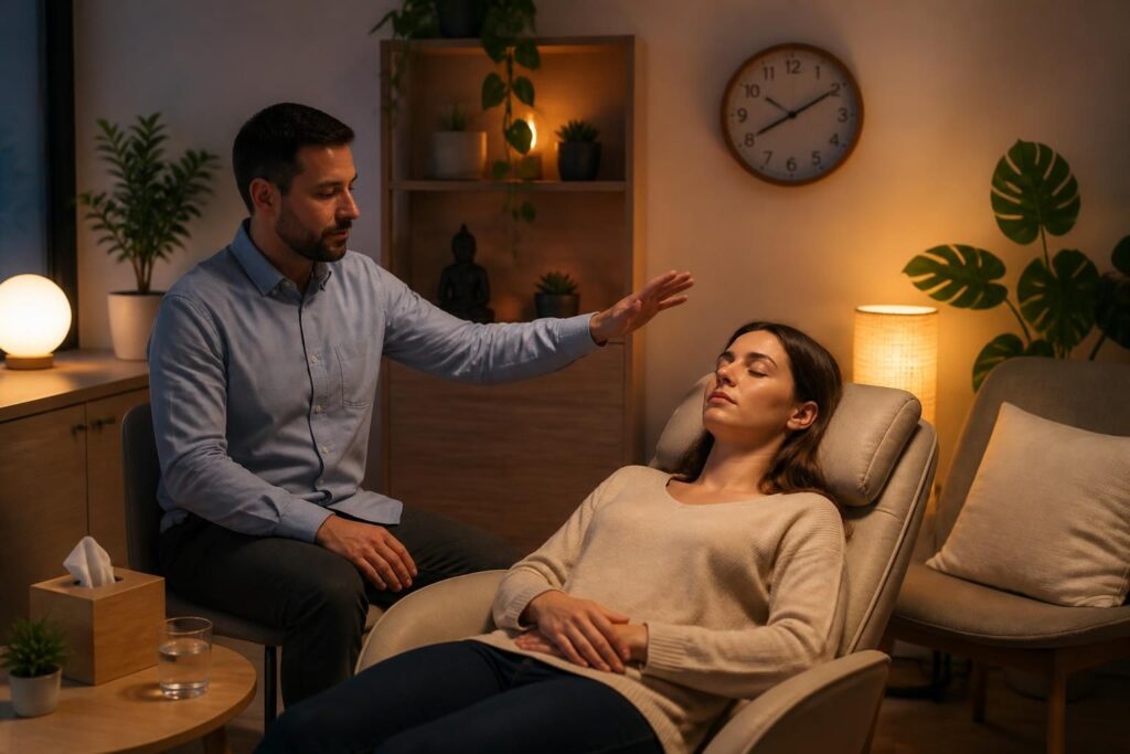 découvrez comment consulter un hypnothérapeute peut vous aider à mieux gérer votre stress et améliorer la qualité de votre sommeil grâce à des techniques de relaxation et de suggestion adaptées.