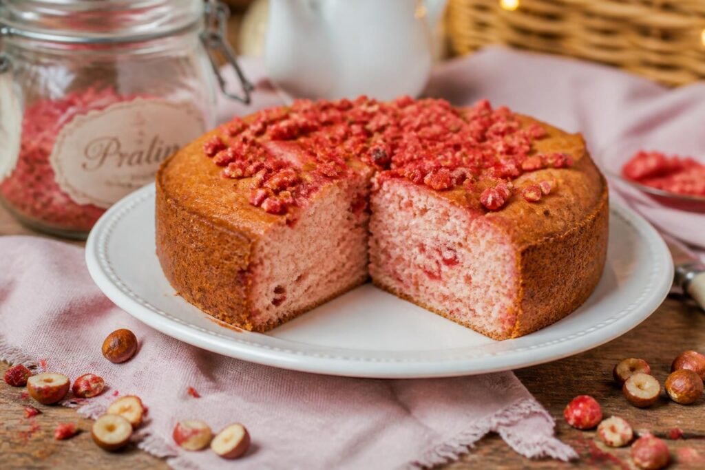 découvrez notre recette de gâteau à la praline rose, un dessert moelleux et gourmand parfait pour toutes les occasions.