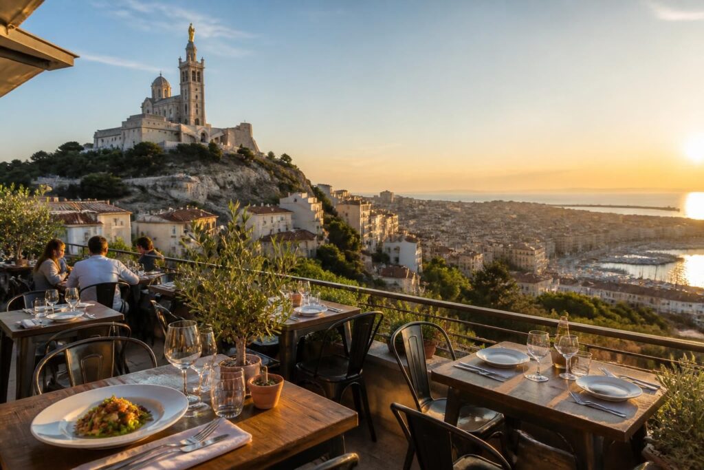 découvrez les meilleurs restaurants près de notre-dame de la garde à marseille et profitez d'une vue panoramique exceptionnelle tout en dégustant une cuisine savoureuse.