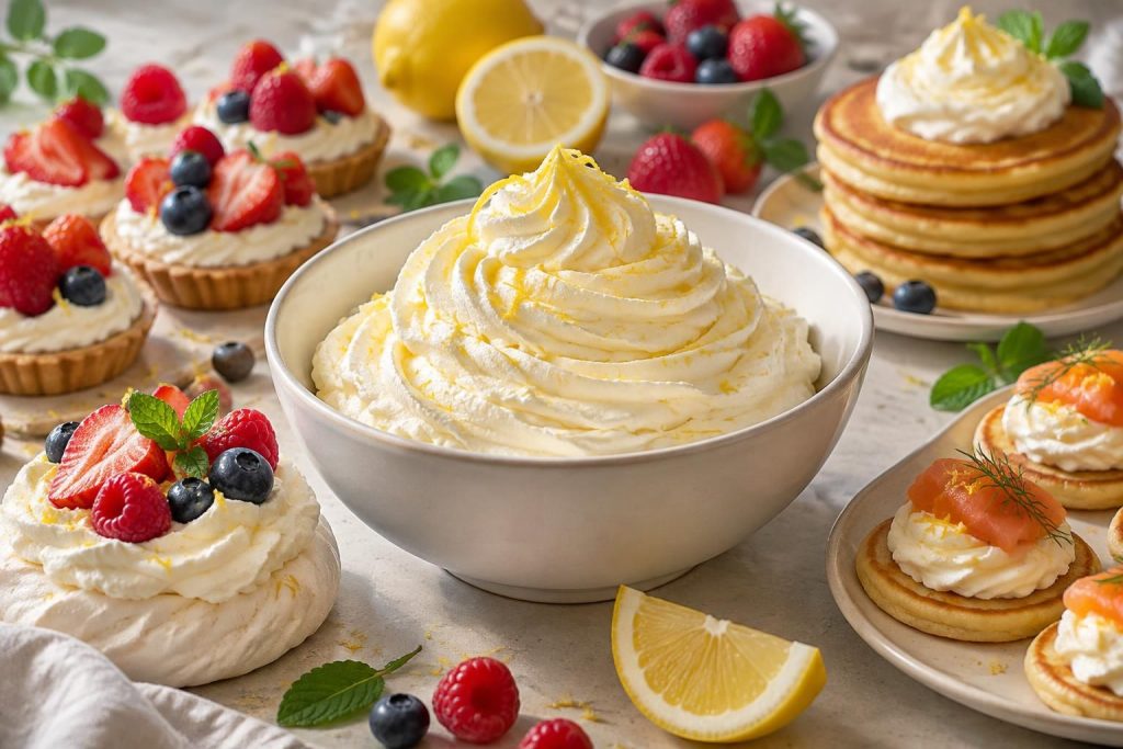 découvrez des recettes originales de chantilly au citron pour sublimer vos desserts et accompagner vos créations gourmandes d’une touche fraîche et acidulée.