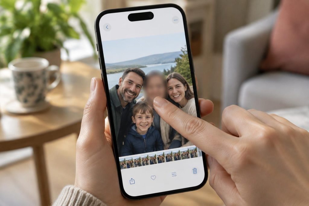 découvrez comment flouter un visage sur une photo avec votre iphone, sans télécharger d’application, afin de protéger facilement la vie privée.