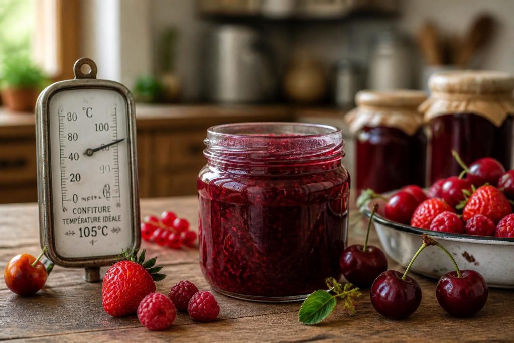 découvrez la température idéale pour réussir vos confitures maison de fruits rouges et obtenir une texture parfaite et un goût délicieux à chaque préparation.