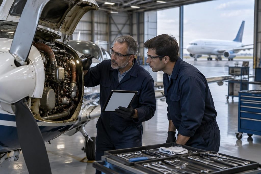 découvrez le rôle du mécanicien examinateur agréé en aviation, ses missions, les exigences pour exercer et le salaire auquel vous pouvez prétendre.