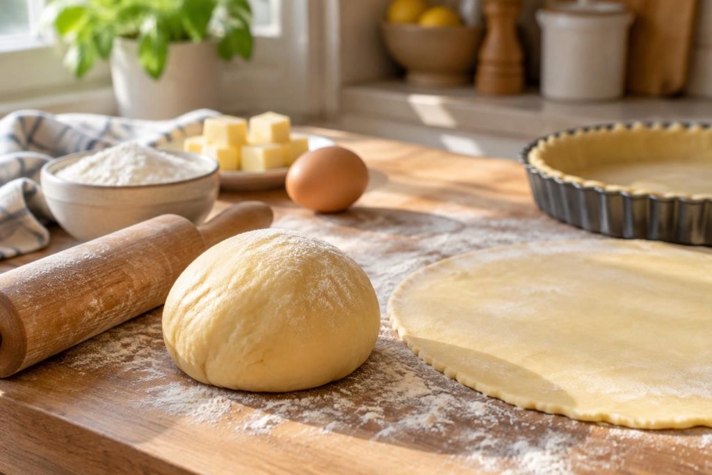 préparez une pâte brisée maison légère et rapide en quelques étapes. une recette facile, idéale pour réussir tartes salées et sucrées.